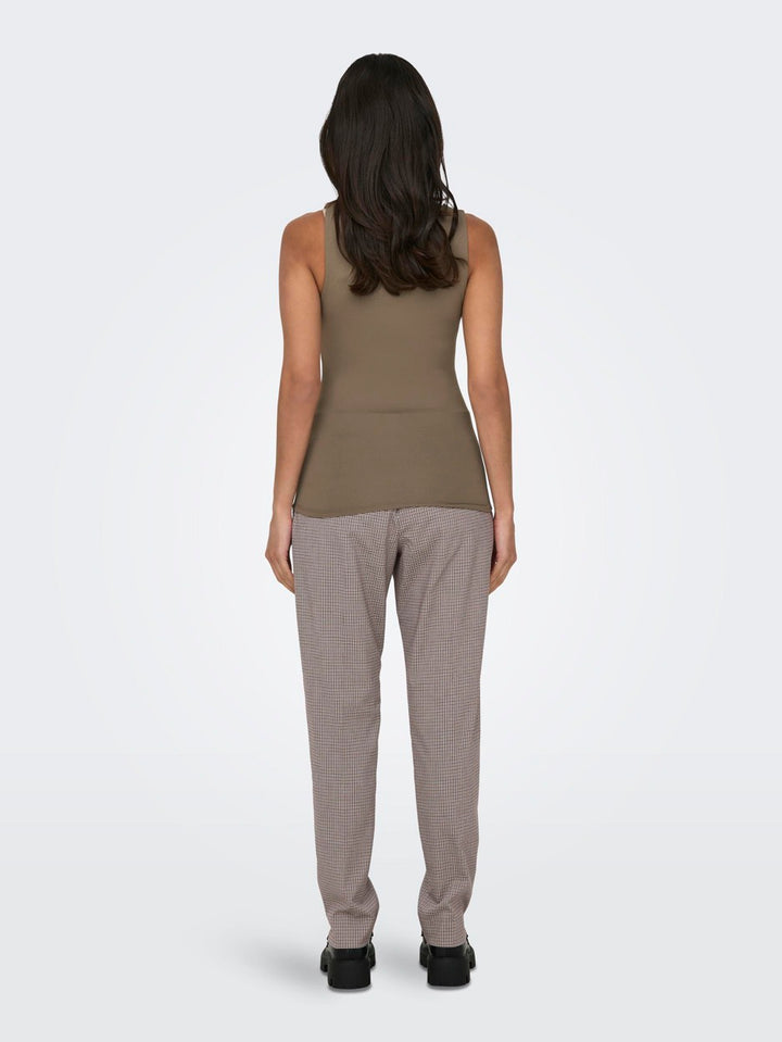 Onlea S/l 2-ways Fit Top Jrs Noos - Taupe