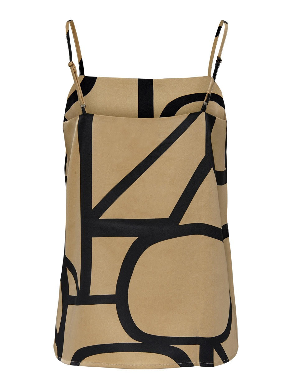 Onlamelia Singlet Ptm - Bruin Dessin