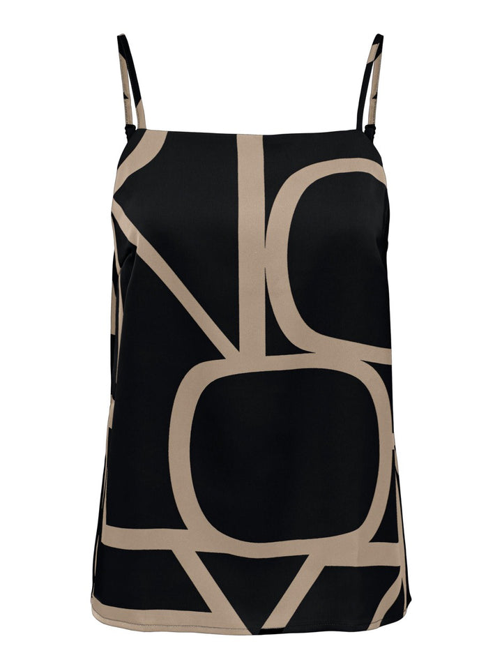 Onlamelia Singlet Ptm - Zwart Dessin