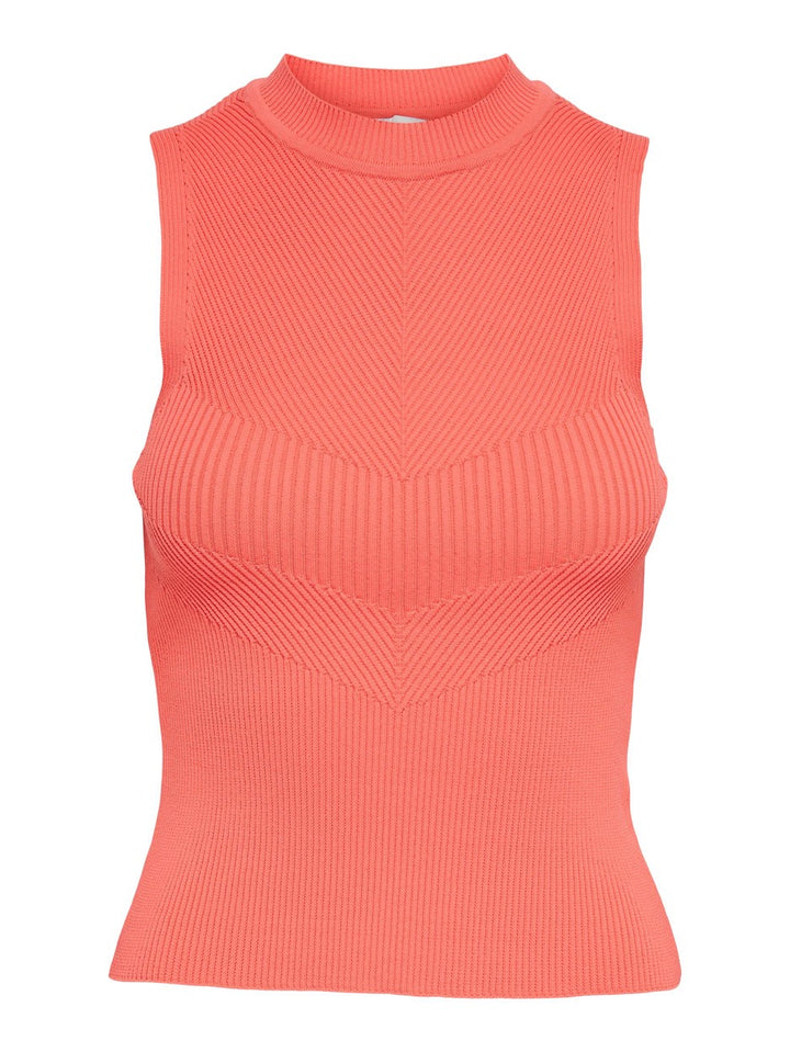 Onlbianka S/l Top Knt - Zalm/peach