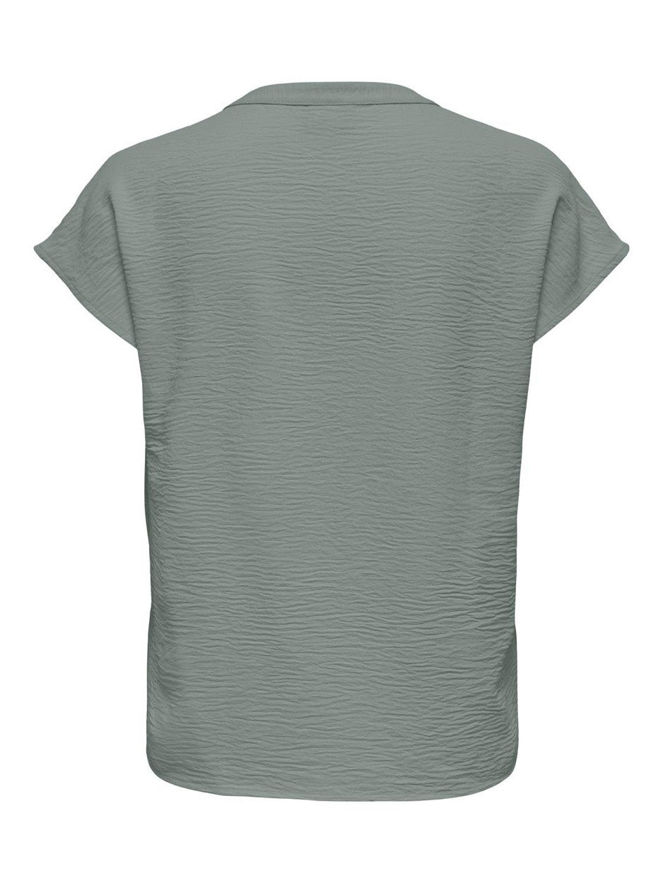 Jdylion S/s Top Wvn Noos - Oud Groen