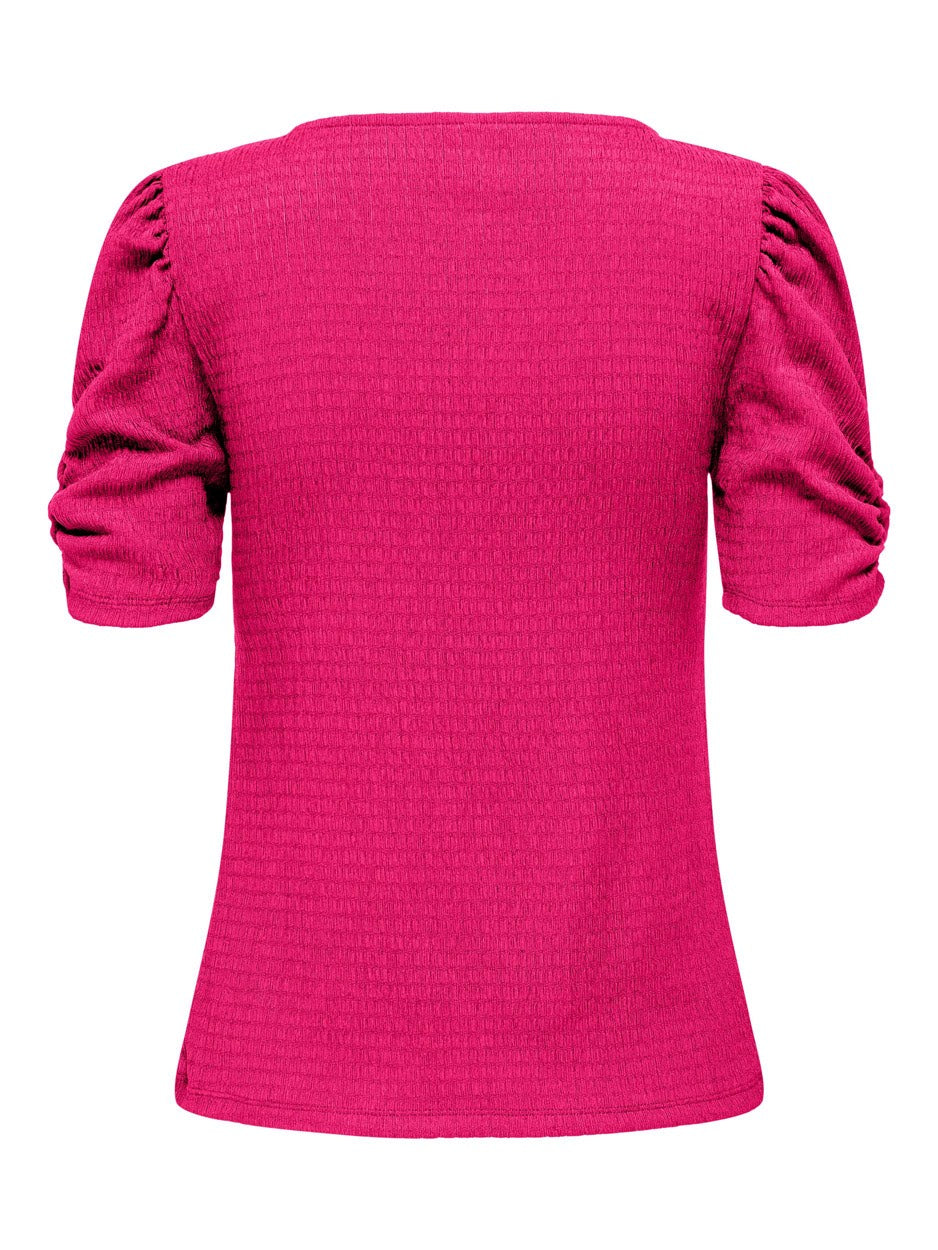 Onlfallon Ss Top Cs Jrs - Fuchsia