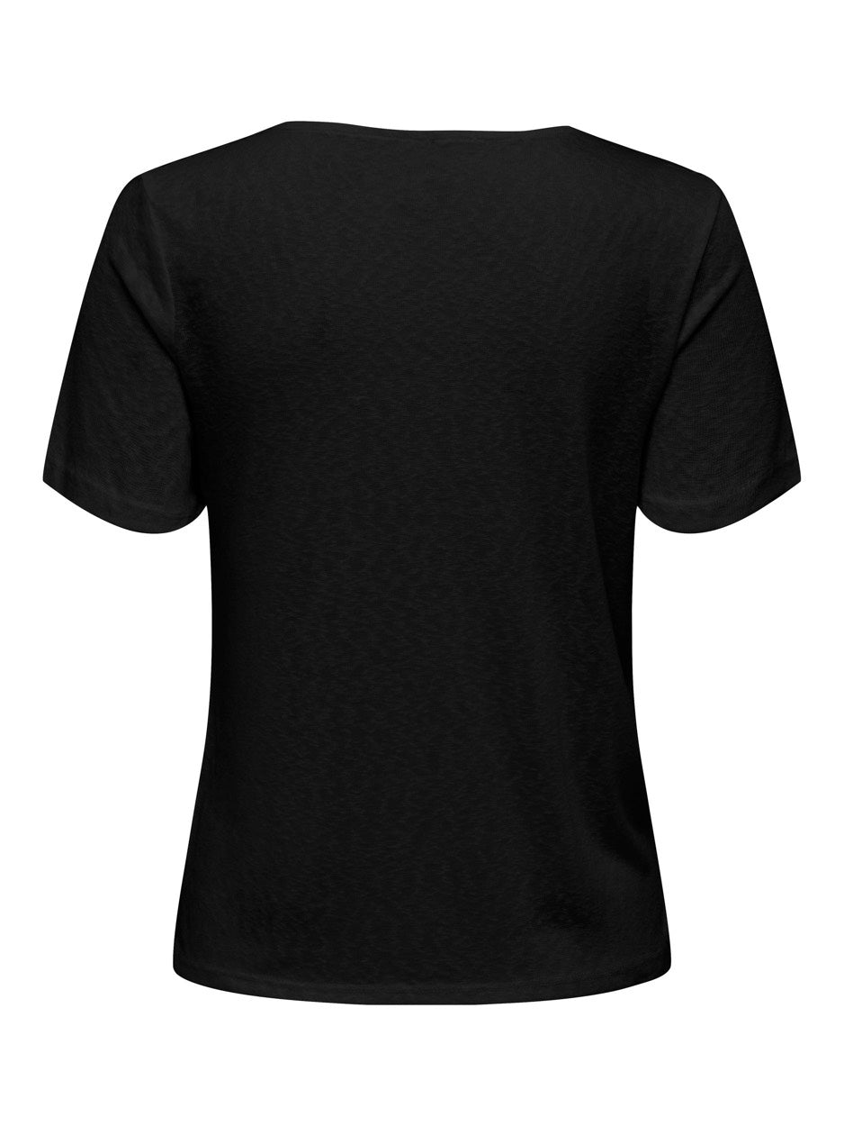 Onlanja S/s Lace Top Jrs - Zwart