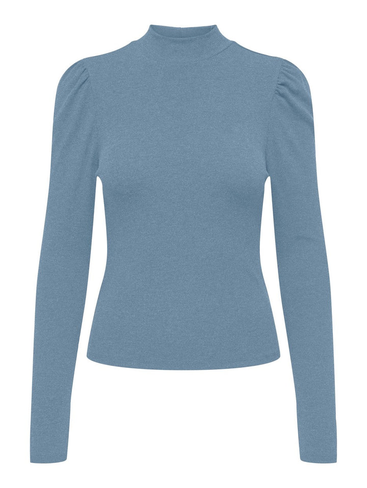 Onlfaith L/s Puff Top Cc Jrs - Rafblauw