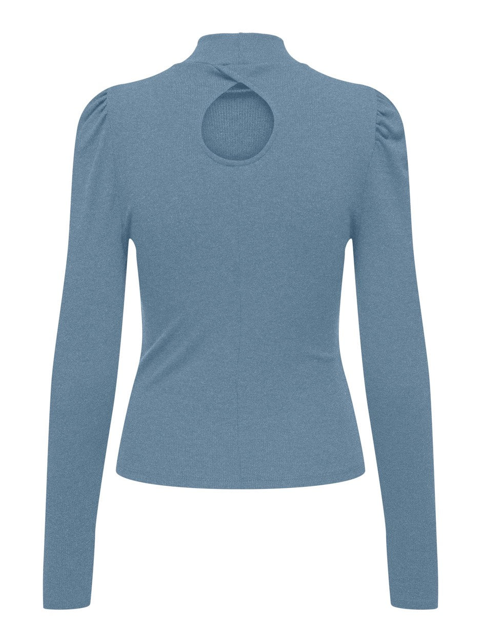 Onlfaith L/s Puff Top Cc Jrs - Rafblauw