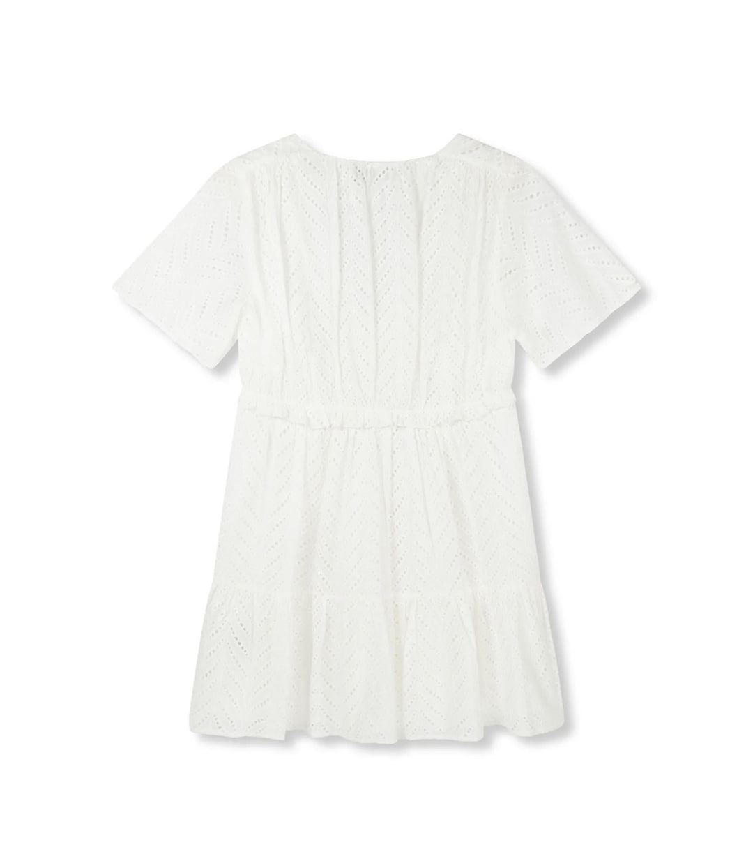 Noor Ladies Woven A Line Dress - Off-white