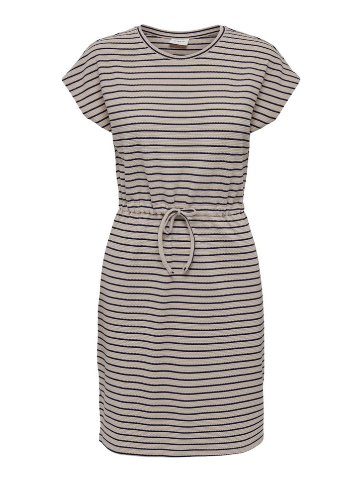 Onlbubble S/s Dress Swt - Zand Dessin