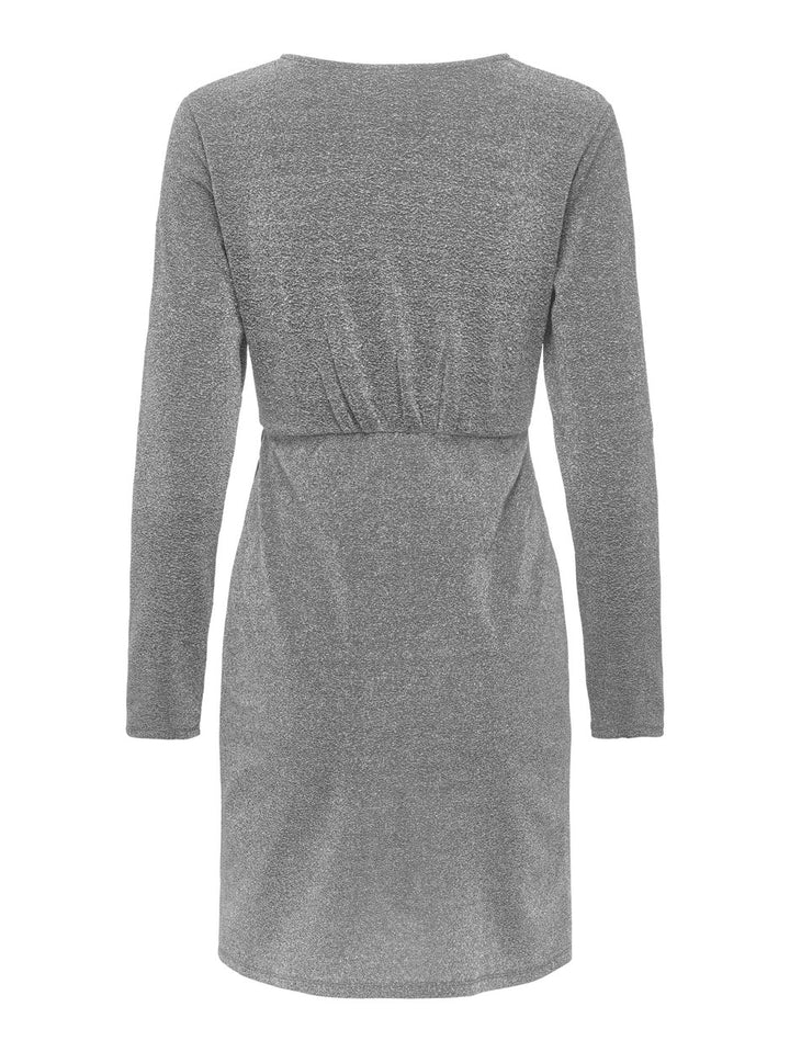 Onlaurora Ls Dress Wvn - Zilverkleurig