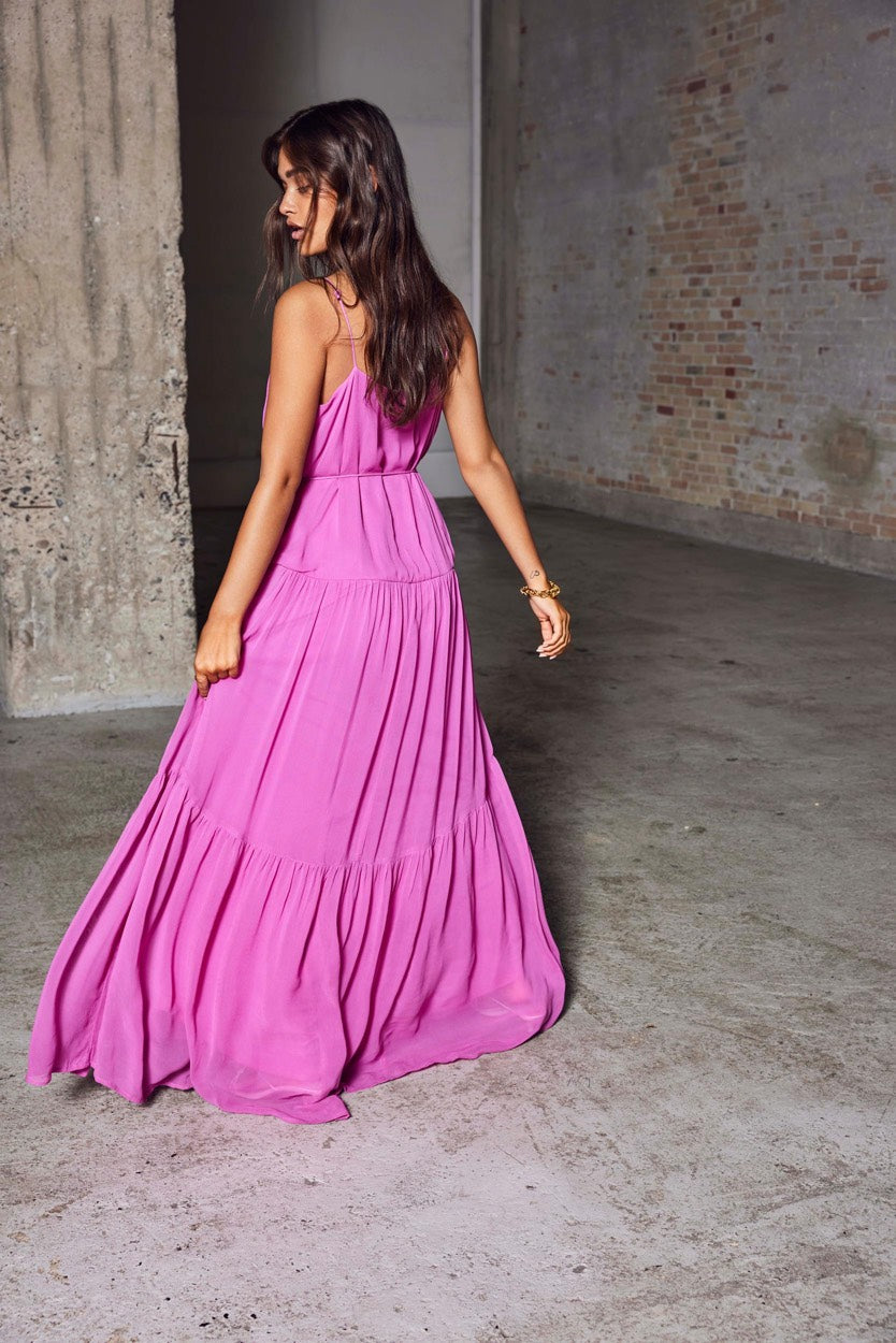 Onlmerle Strap Maxi Dress Wvn - Roze