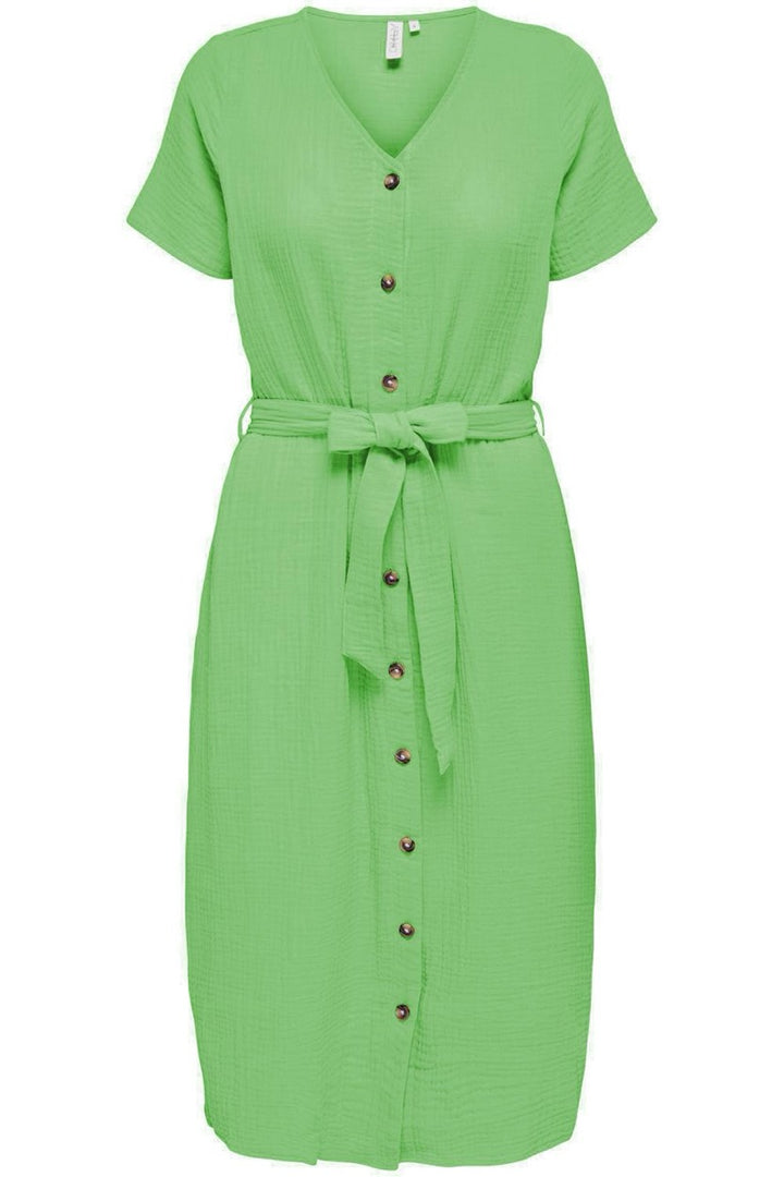 Onlthyra Button Down Dress Wvn - Groen