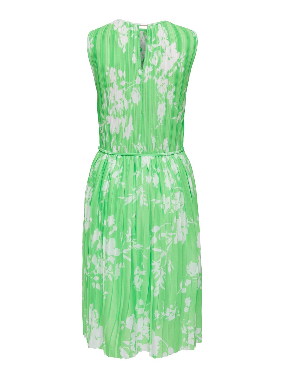Onlelema S/l Plisse Dress Box Jrs - Groen Dessin