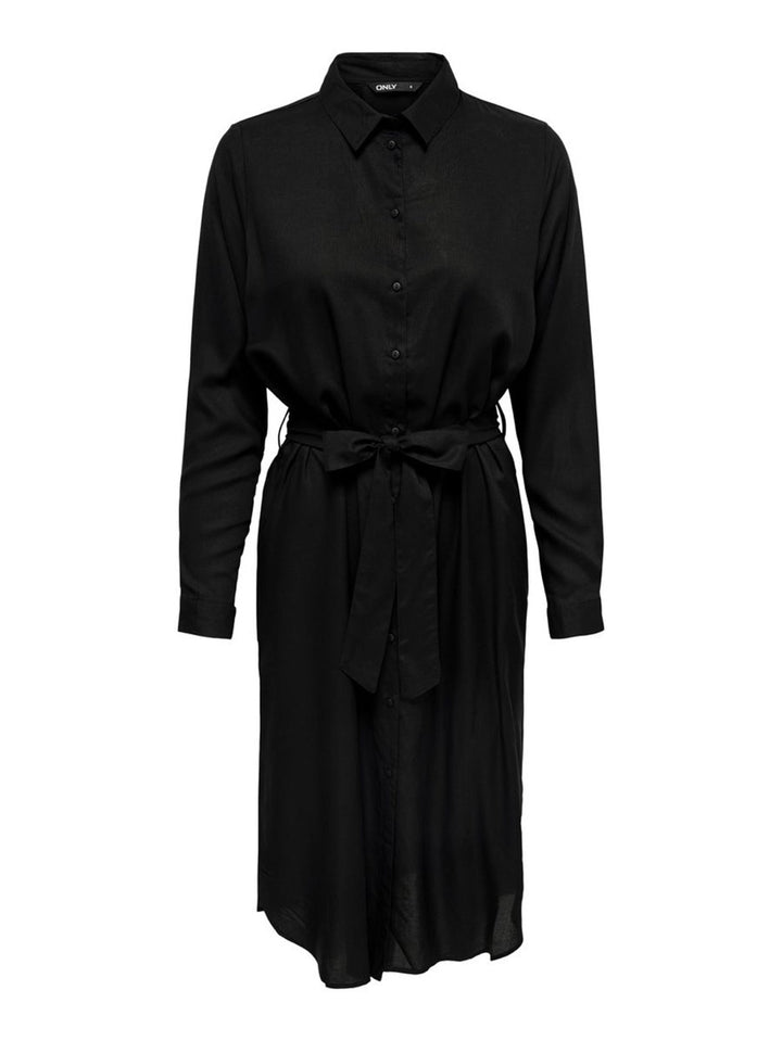Onlmulba Life Ls Shirt Dress - Zwart