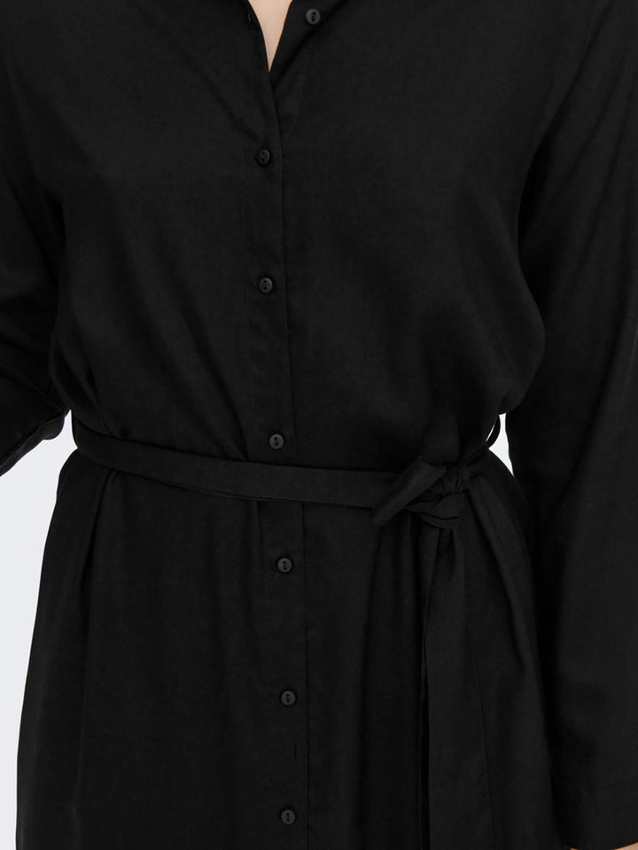 Onlmulba Life Ls Shirt Dress - Zwart