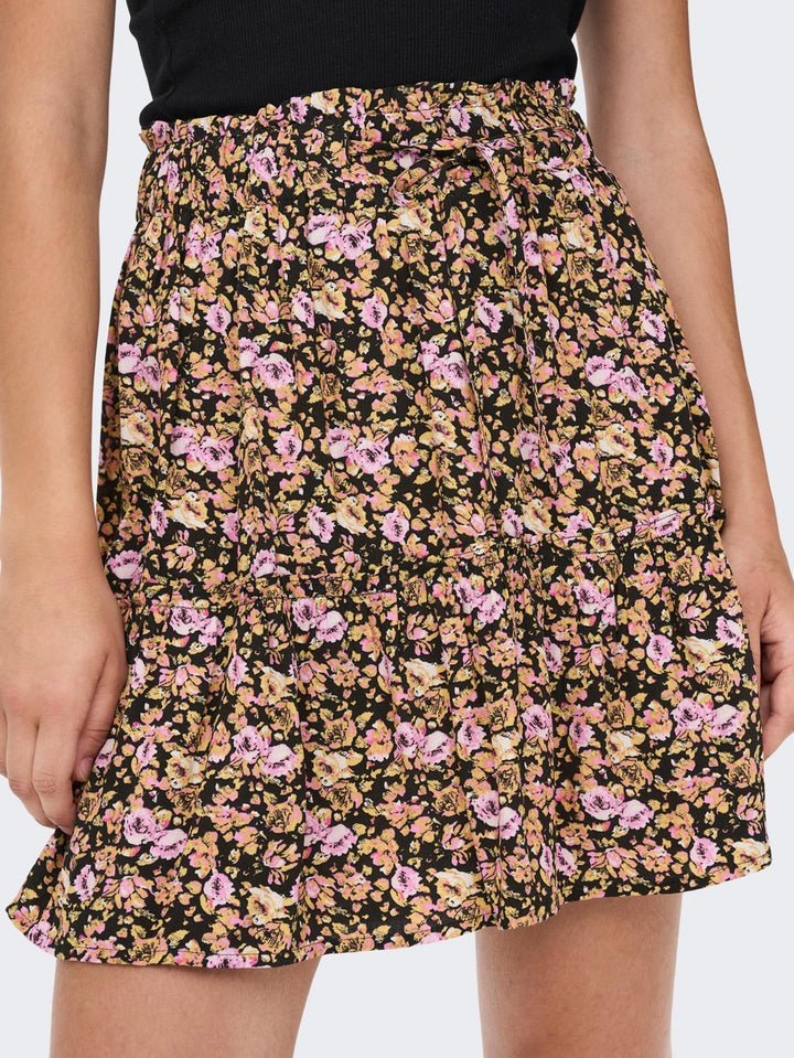 Onllila Mini Skirt Nn - Zwart Dessin