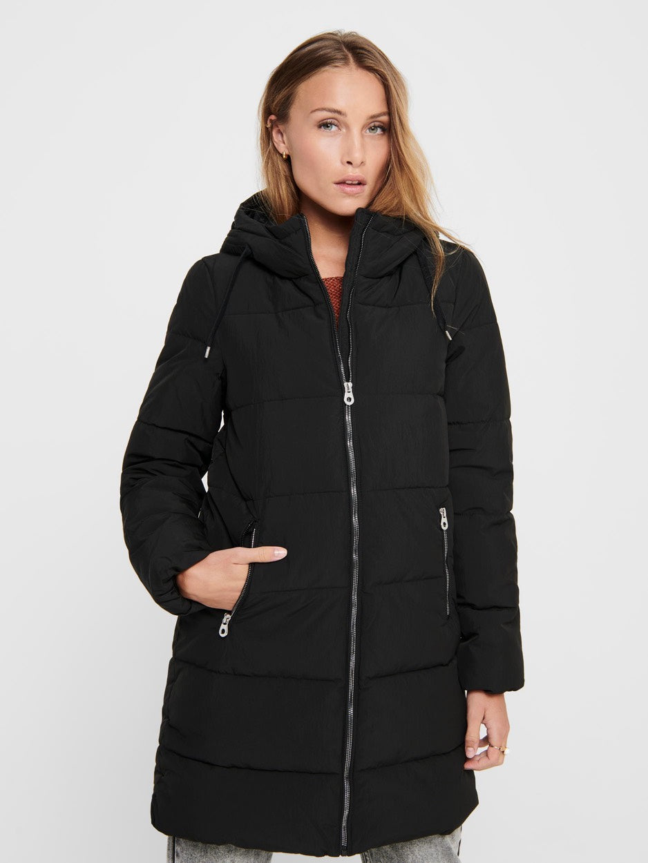 Onldolly Long Puffer Coat Otw Noos - Zwart