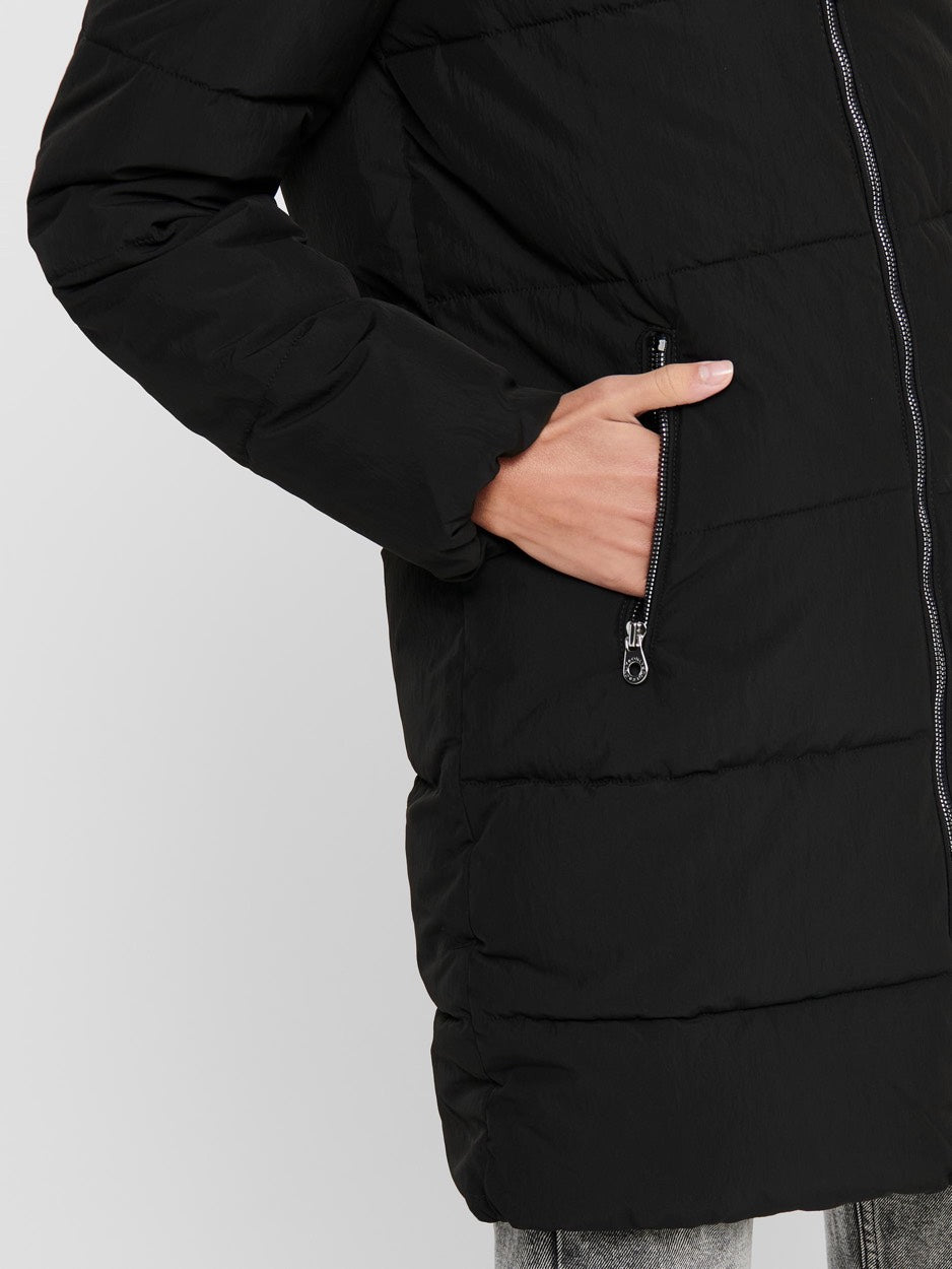 Onldolly Long Puffer Coat Otw Noos - Zwart