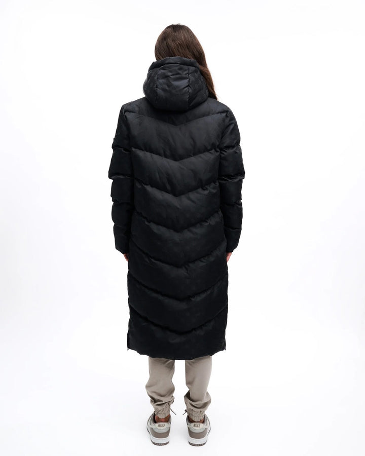 Monogram Brand Coat - Zwart