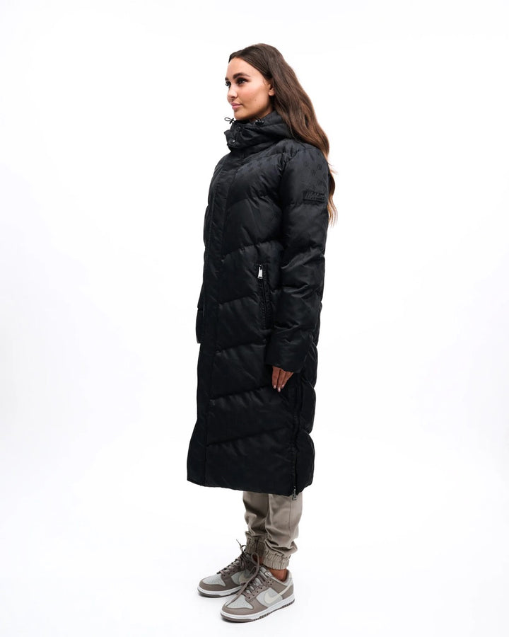 Monogram Brand Coat - Zwart