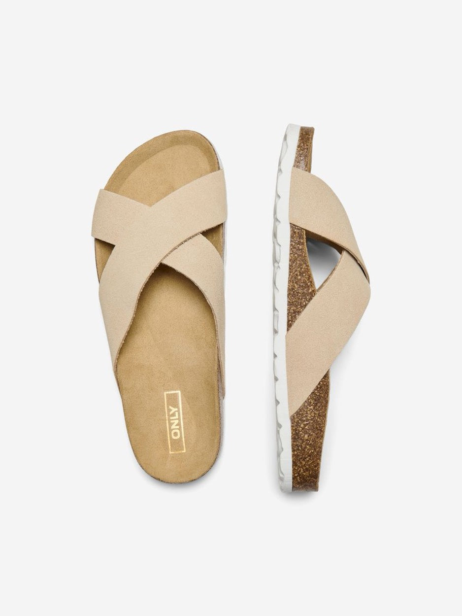 Onlmadison-1 Cross Suede Slip On No - Zand